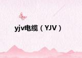 yjv電纜（YJV）