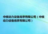 中核動(dòng)力設(shè)備南京有限公司（中核動(dòng)力設(shè)備南京有限公司）