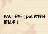 PACT分析（pat 過程分析技術(shù)）