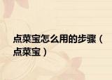 點(diǎn)菜寶怎么用的步驟（點(diǎn)菜寶）