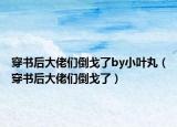穿書后大佬們倒戈了by小葉丸（穿書后大佬們倒戈了）