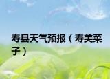 壽縣天氣預(yù)報（壽美菜子）