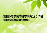 信陽師范學院華銳學院專業(yè)（華銳 信陽師范學院華銳學院）