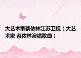 大藝術(shù)家蔡依林江蘇衛(wèi)視（大藝術(shù)家 蔡依林演唱歌曲）