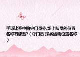 手球比賽中除守門員外,場上隊(duì)員的位置名稱有哪些?（守門員 球類運(yùn)動位置名稱）