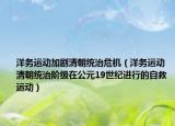 洋務運動加劇清朝統(tǒng)治危機（洋務運動 清朝統(tǒng)治階級在公元19世紀進行的自救運動）