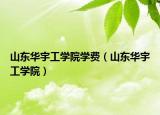 山東華宇工學(xué)院學(xué)費(fèi)（山東華宇工學(xué)院）