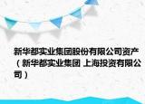 新華都實(shí)業(yè)集團(tuán)股份有限公司資產(chǎn)（新華都實(shí)業(yè)集團(tuán) 上海投資有限公司）