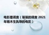 電影是謊言（爸爸的謊言 2021年楊木生執(zhí)導(dǎo)的電影）