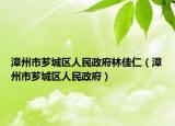 漳州市薌城區(qū)人民政府林佳仁（漳州市薌城區(qū)人民政府）
