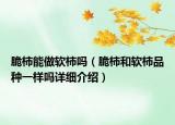 脆柿能做軟柿嗎（脆柿和軟柿品種一樣嗎詳細(xì)介紹）