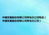 中儲發(fā)展股份有限公司青島分公司電話（中儲發(fā)展股份有限公司青島分公司）