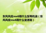 東風(fēng)風(fēng)度mx6用什么型號機(jī)油（東風(fēng)風(fēng)度mx6用什么變速箱）