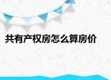 共有產(chǎn)權(quán)房怎么算房價