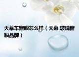 天幕車窗膜怎么樣（天幕 玻璃窗膜品牌）