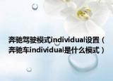 奔馳駕駛模式individual設(shè)置（奔馳車individual是什么模式）