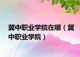 冀中職業(yè)學(xué)院在哪（冀中職業(yè)學(xué)院）