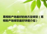 葛根粉產(chǎn)地最好的地方是哪里（葛根粉產(chǎn)地哪里最好詳細(xì)介紹）