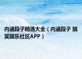 內(nèi)涵段子精選大全（內(nèi)涵段子 搞笑娛樂社區(qū)APP）