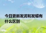 今日更新發(fā)泥和發(fā)蠟有什么區(qū)別