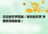 在你的世界歌曲（有你的世界 李美熙演唱歌曲）