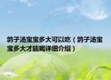 鴿子湯寶寶多大可以吃（鴿子湯寶寶多大才能喝詳細(xì)介紹）
