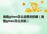 真我gtneo怎么設(shè)置關(guān)機(jī)鍵（真我gtneo怎么關(guān)機(jī)）
