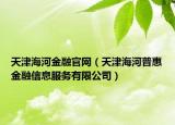 天津海河金融官網(wǎng)（天津海河普惠金融信息服務(wù)有限公司）