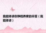 我能體諒你掙錢養(yǎng)家的辛苦（我能體諒）