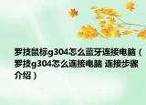 羅技鼠標g304怎么藍牙連接電腦（羅技g304怎么連接電腦 連接步驟介紹）