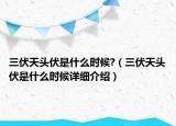 三伏天頭伏是什么時候?（三伏天頭伏是什么時候詳細(xì)介紹）