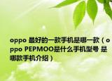 oppo 最好的一款手機(jī)是哪一款（oppo PEPMOO是什么手機(jī)型號(hào) 是哪款手機(jī)介紹）