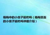 楊梅中的小蟲子能吃嗎（楊梅里面的小蟲子能吃嗎詳細(xì)介紹）