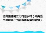 濕氣重能喝三七花泡水嗎（體內(nèi)濕氣重能喝三七花泡水嗎詳細(xì)介紹）