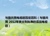 與狼共舞電視劇百度百科（與狼共舞 2012年黃文利執(zhí)導(dǎo)的諜戰(zhàn)電視劇）