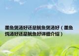 墨魚煲湯好還是魷魚煲湯好（墨魚燉湯好還是魷魚好詳細(xì)介紹）