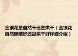 金銀花是自然干還是烘干（金銀花自然晾曬好還是烘干好詳細(xì)介紹）