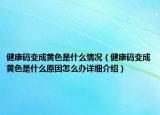 健康碼變成黃色是什么情況（健康碼變成黃色是什么原因怎么辦詳細(xì)介紹）