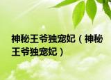 神秘王爺獨寵妃（神秘王爺獨寵妃）