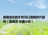 麻辣燙中的牛奶可以用酸奶代替嗎（麻辣燙 中國小吃）