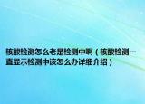 核酸檢測怎么老是檢測中?。ê怂釞z測一直顯示檢測中該怎么辦詳細(xì)介紹）