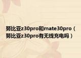 努比亞z30pro和mate30pro（努比亞z30pro有無線充電嗎）