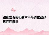 誰能告訴我們翡翠半島的營業(yè)部現(xiàn)在在哪里