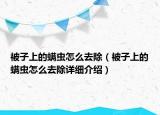 被子上的螨蟲怎么去除（被子上的螨蟲怎么去除詳細介紹）