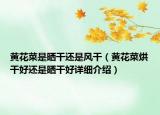 黃花菜是曬干還是風(fēng)干（黃花菜烘干好還是曬干好詳細(xì)介紹）