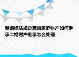 新婚姻法規(guī)定再婚家庭財(cái)產(chǎn)如何繼承二婚財(cái)產(chǎn)繼承怎么處理