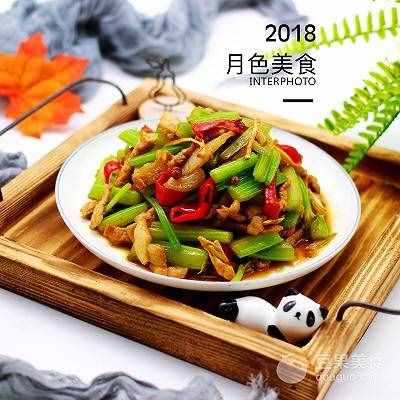 芹菜炒肉的做法