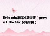 little mix濂藉惉鐨勬瓕（grown Little Mix 演唱歌曲）