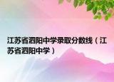江蘇省泗陽中學(xué)錄取分數(shù)線（江蘇省泗陽中學(xué)）