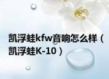 凱浮蛙kfw音響怎么樣（凱浮蛙K-10）